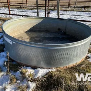 GALVANIZED ROUND WATER TROUGH