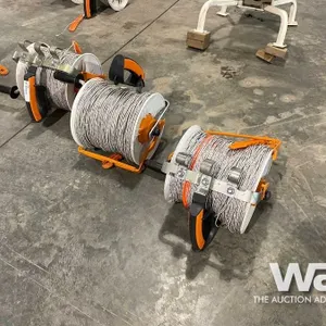 (3) ELECTRIC FENCE REELS