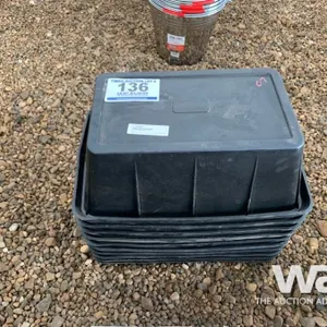 (10) RUBBER TUBS