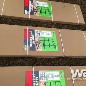 4 LAYER 6 FT. STEEL RACKING