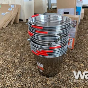 (16) MILKING PAILS