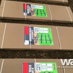 4 LAYER 6 FT. STEEL RACKING