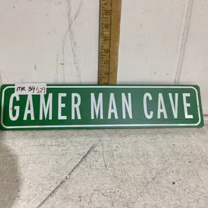 GAMER MAN CAVE METAL SIGN