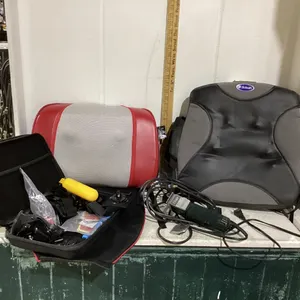 TOTE W/ (2) BACK MASSAGERS, OSTER CLIPPERS