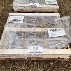 38 PCE. 9.5-17 TON SCREW ANCHOR SHACKLES