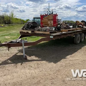 8X20 FT T/A FLATDECK TRAILER