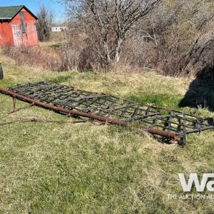 18 FT. DIAMOND HARROWS & DRAWBAR
