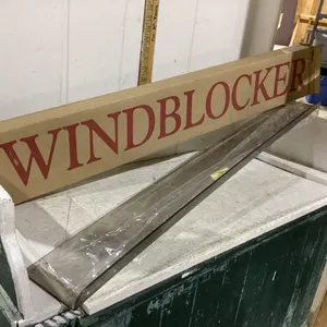 WINDBLOCKER PLEXI FOR GOLF CART