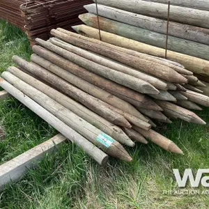 (40) 6 FT TREATED FENCE POSTS