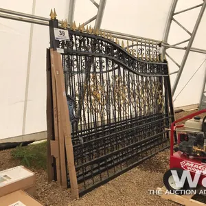 20 FT. HEAVY DUTY BI-PARTING WROUGHT IRON