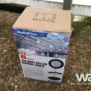 6 PACK 150 WATT UFO LED HIGHBAY LIGHTS