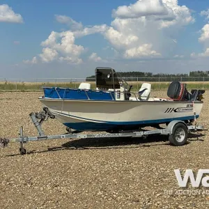 1987 K & C THERMOGLASS BOAT & TRAILER