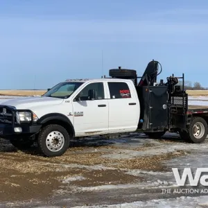2014 DODGE RAM 5500HD CREW CAB BOOM TRUCK