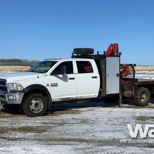 2014 DODGE RAM 5500HD CREW CAB BOOM TRUCK