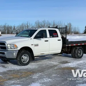 2014 DODGE 3500HD SLT FLATBED TRUCK