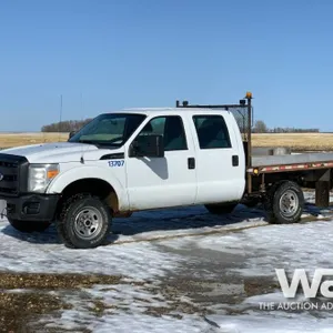 2012 FORD F350 SUPER DUTY FLATBED PICKUP