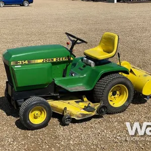 JOHN DEERE 314X RIDE ON MOWER
