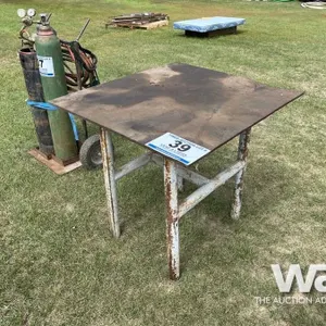 STEEL SHOP TABLE