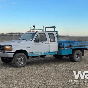 1995 FORD E-CAB FLATBED TRUCK