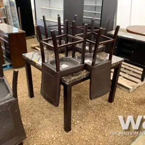 EXPRESSO GATHERING HEIGHT TABLE & 4 CHAIRS