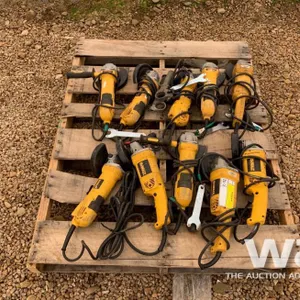 (10) DEWALT ANGLE GRINDERS