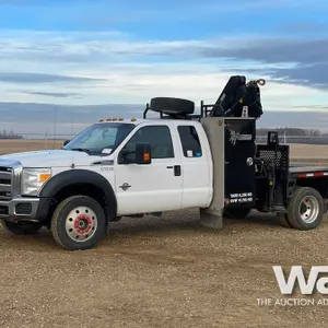 2015 FORD F550 XLT E-CAB W/HIAB 055D-CLX BOOM