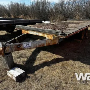 T/A Flatdeck Trailer