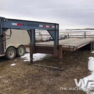 TRAILTECH 5TH WHEEL T/A DUAL WHEEL FLATDECK TRAILER