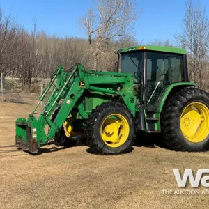 1995 JOHN DEERE 6400 MFWD TRACTOR