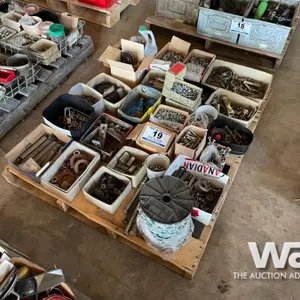 CHAIN, SPRINGS, NUTS, BOLTS, WASHERS