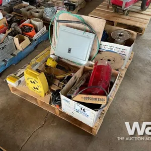 PALLET OF MISC. ELECTRICAL ITEMS
