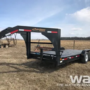 2017 RAINBOW 7X16 FT. 5TH WHEEL T/A TRAILER