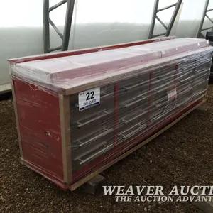 10 FT. 20 DRAWER HEAVY DUTY METAL WORK BENCH