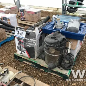 SHOP VAC, PAINT GUN