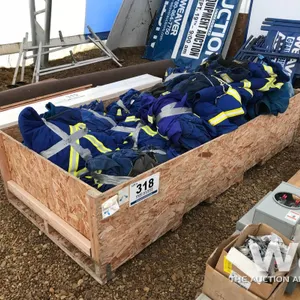 PALLET OF BLUE COVERALLS