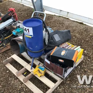 PROPANE HEATER, BLUE AIR COMPRESSOR