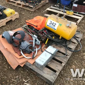 SHIELDS, CUTTING TORCH HOSE, AIR TANK