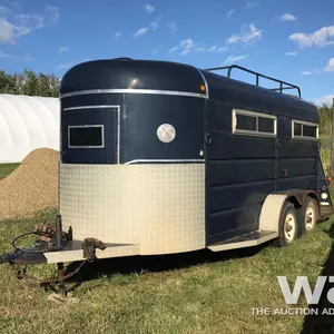 1986 LEELINE 16 FT. STOCK TRAILER