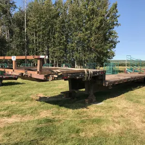 STEP DECK T/A HAY TRAILER