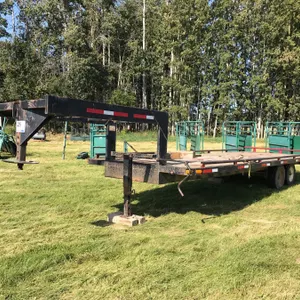 1988 REAL T/A 5TH WHEEL FLATDECK TRAILER