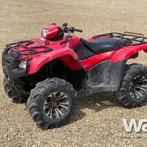 2012 HONDA TRX500FM ATV