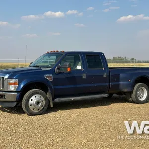 2008 FORD F-450 LARIAT CREW CAB DUALLY PICKUP