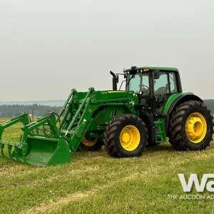 2018 JOHN DEERE 6155M MFWD TRACTOR & FEL
