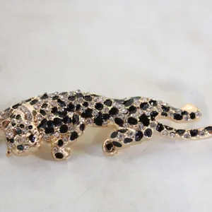 VTG. STYLE GP RHINESTONE PANTHER BROOCH