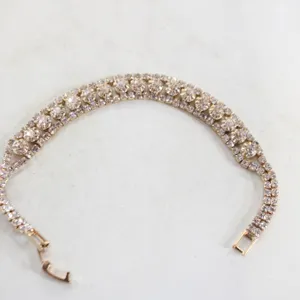 MULTI-ROW GP CRYSTAL ELEGANT BRACELET