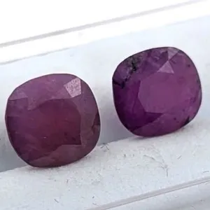 4.27 CT CERTIFIED MOZAMBIQUE RUBY GEMSTONE PAIR ($5,400 APPRAISAL)