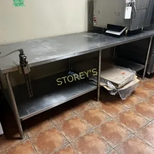 96 x 36 All S/S Work Table w/ can Opener