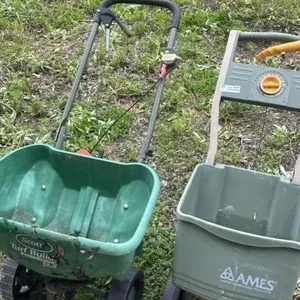 Lawn spreader, a lot of two