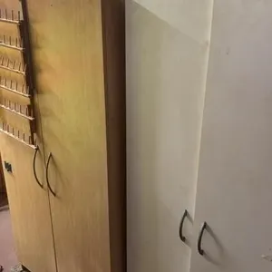 2 storage cabinets lot