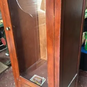 Glass door display Cabinet with drawers